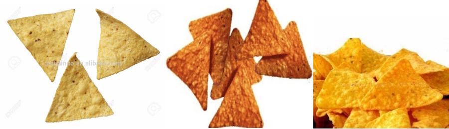Продукты, производимые машиной кукурузных чипсов