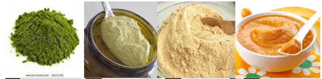 Образец продуктов для машины для детского питания